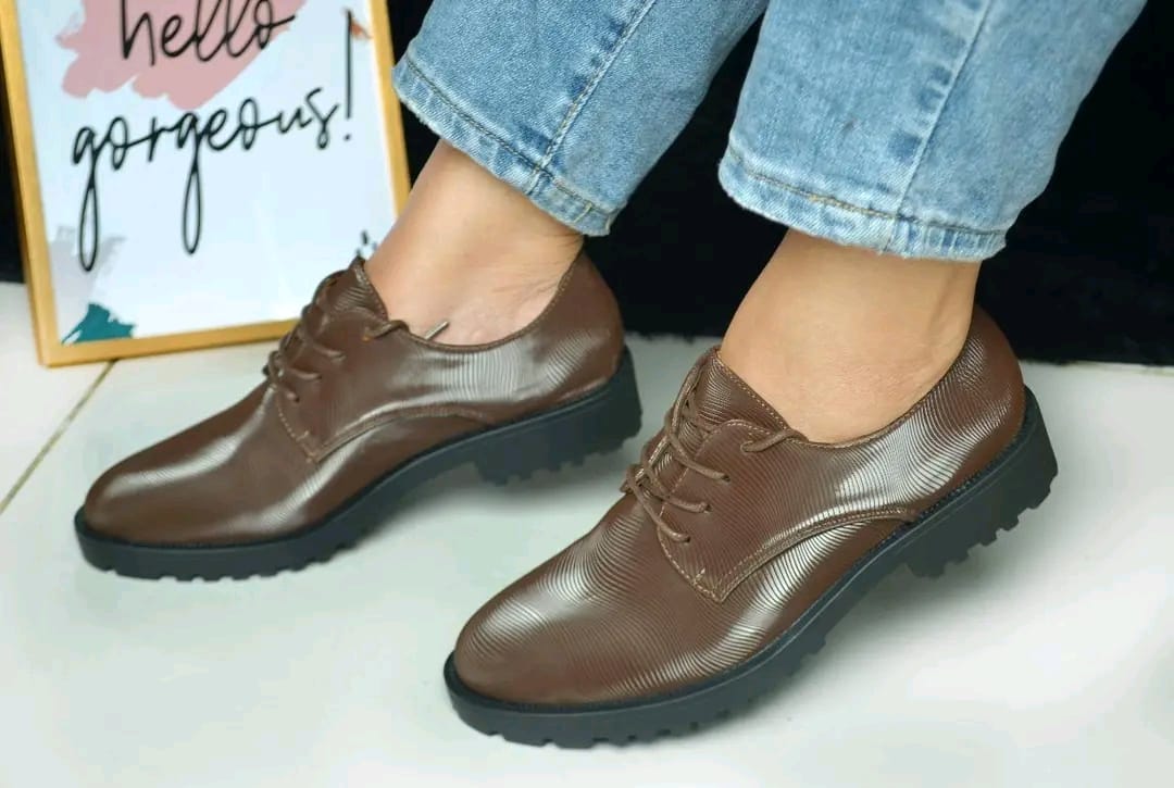 Platform Lace-Up Brogues